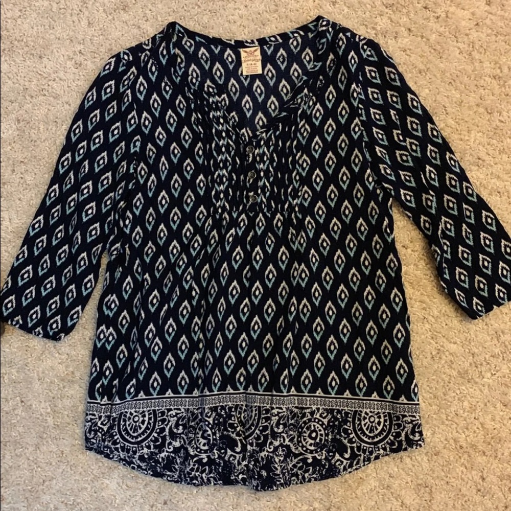 Patterned tunic